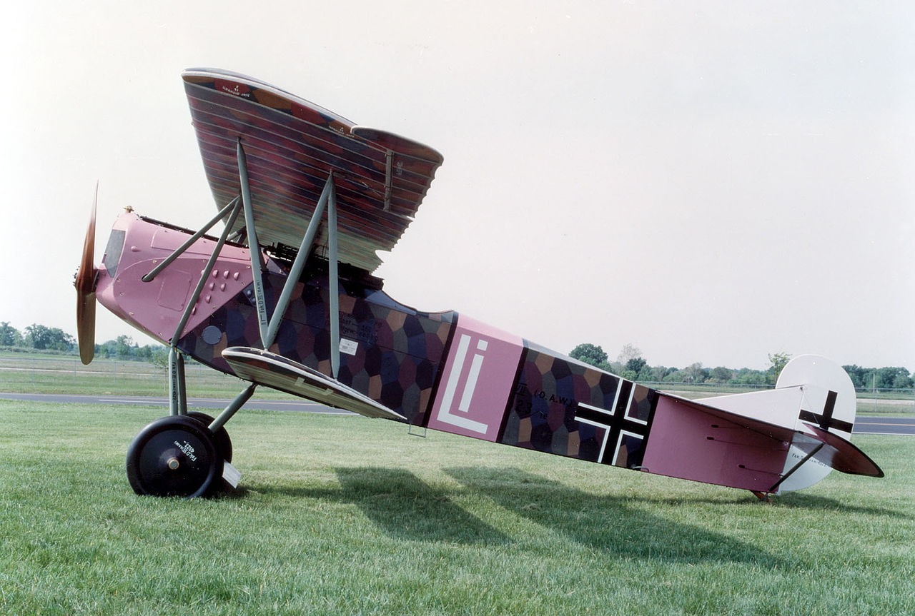 Fokker D.VII, réplique de l'USAF Museum
