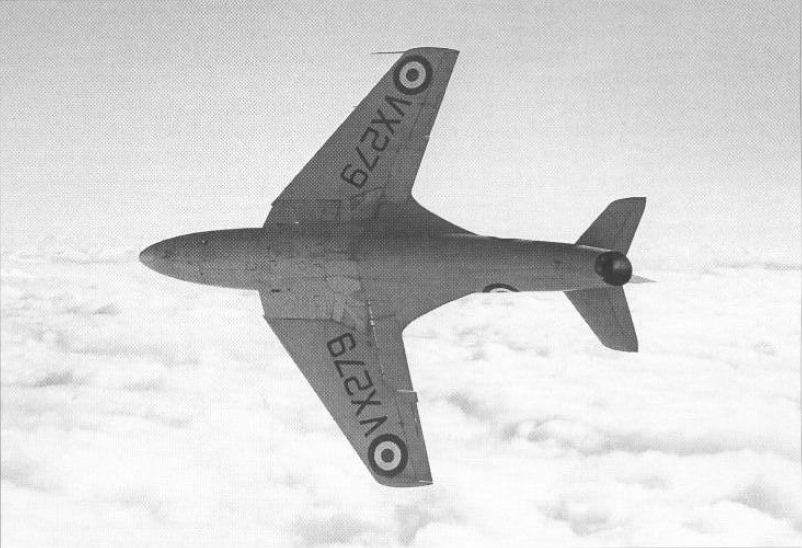 Hawker P.1081 en virage