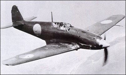 Kawasaki Ki-61 "Tony" en vol