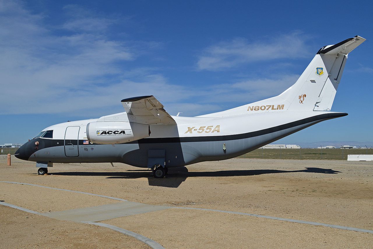 Lockheed-Martin X-55 vu de profil