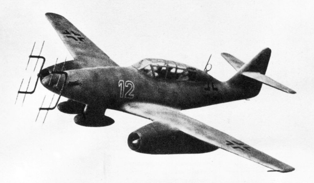 Messerschmitt Me 262B-1a/U1 en vol
