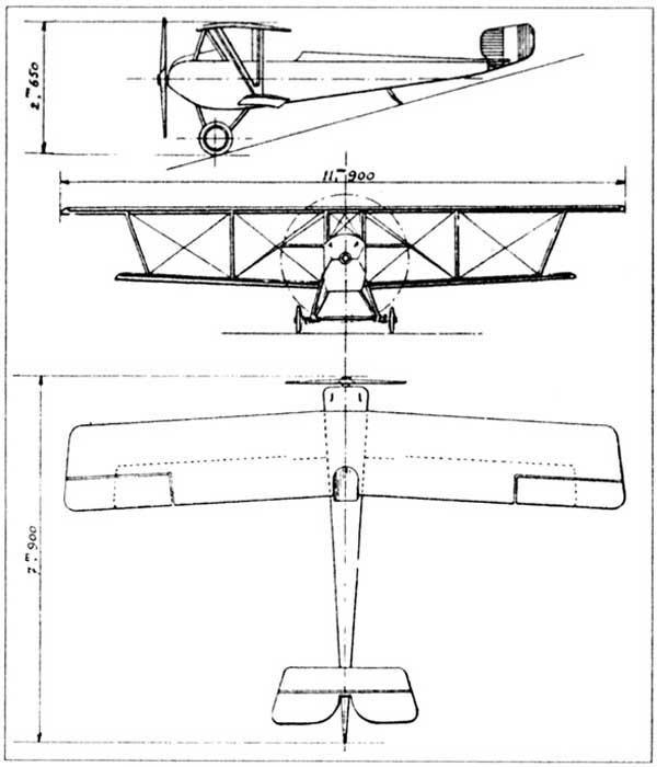 Nieuport 14 A2 - Document original