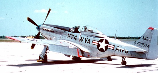 North American P-51D de l'USAF