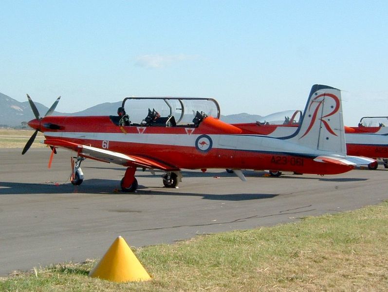 Pilatus PC-9A australien de la Patrouille Roulettes