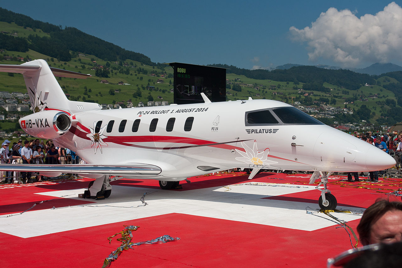 Pilatus PC-24 - Prototype vu de prêt