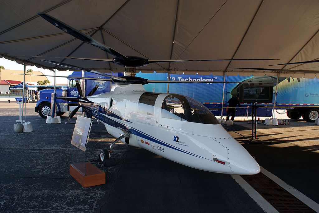 Sikorsky X2 vu de l'avant