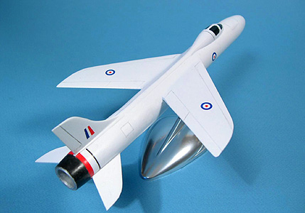 Supermarine 553 - Maquette vu de derrière