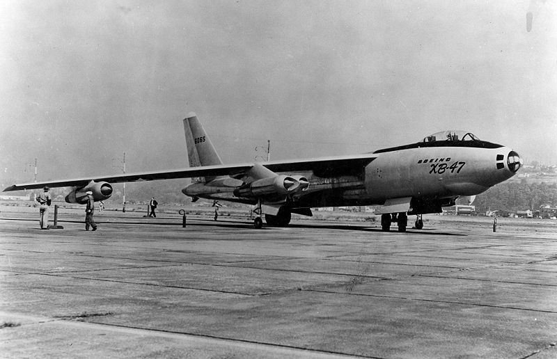 Boeing XB-47 Stratojet au sol