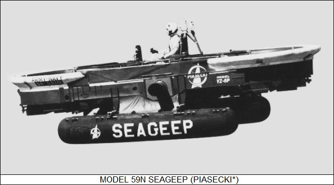 Piasecki VZ-8 AirGeep (PA-59N SeaGeep) en vol