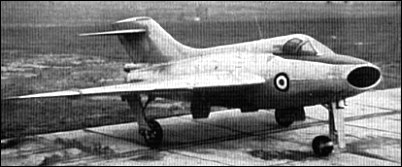 Boulton-Paul P.120 en alu au sol