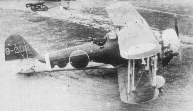 Aichi D1A2 "Susie" au sol vu de dessus