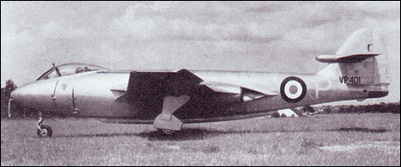 Hawker P.1072 vu de profil