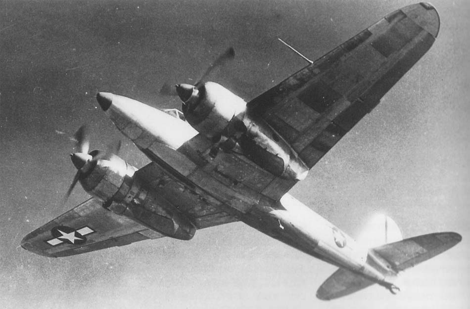Kawasaki Ki-45 "Nick" capturé par l'USAAF en vol