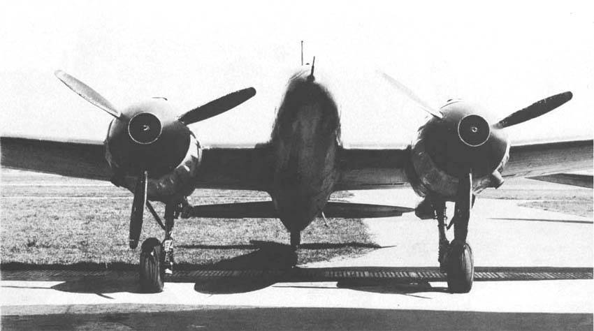 Kawasaki Ki-45 "Nick" vu de front