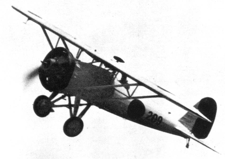 Nakajima NC Type 91-1 "209" en vol