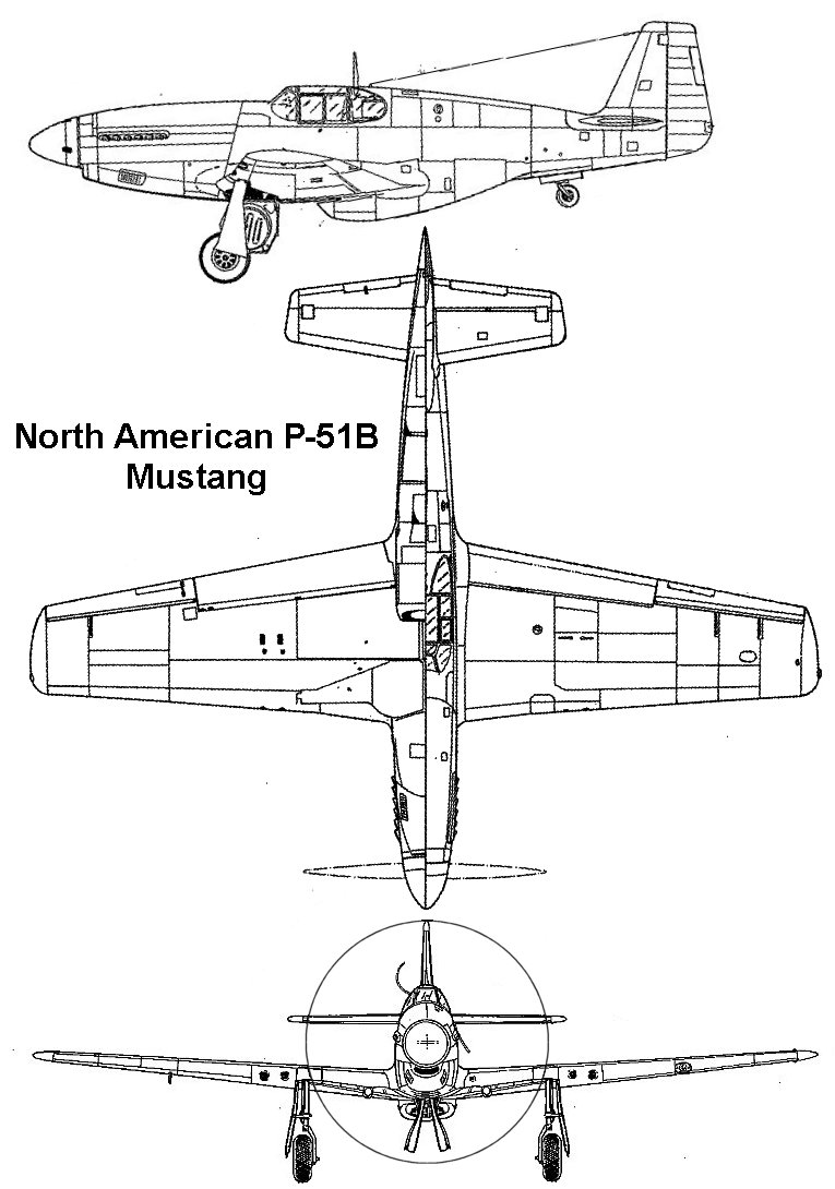 North American P-51B Mustang