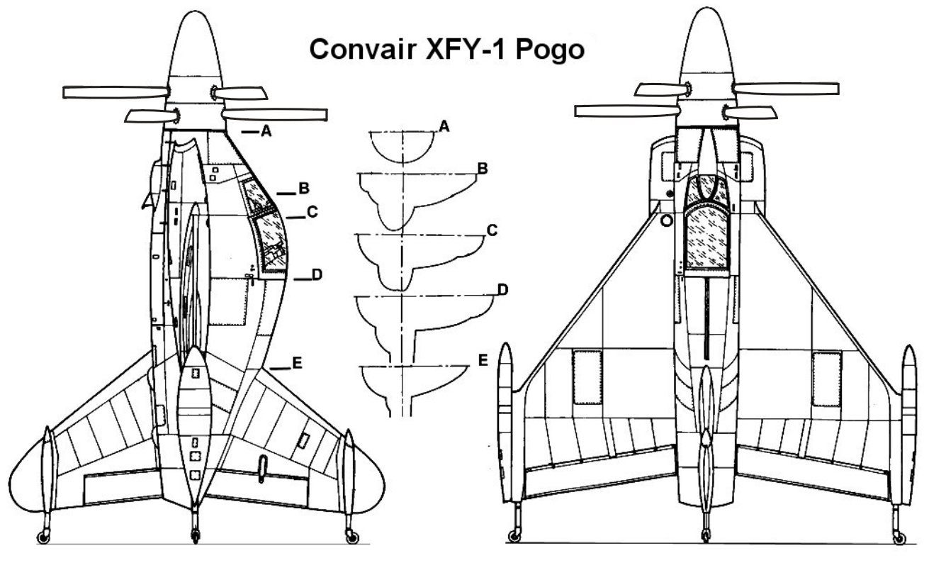 Convair XFY-1 Pogo (1)