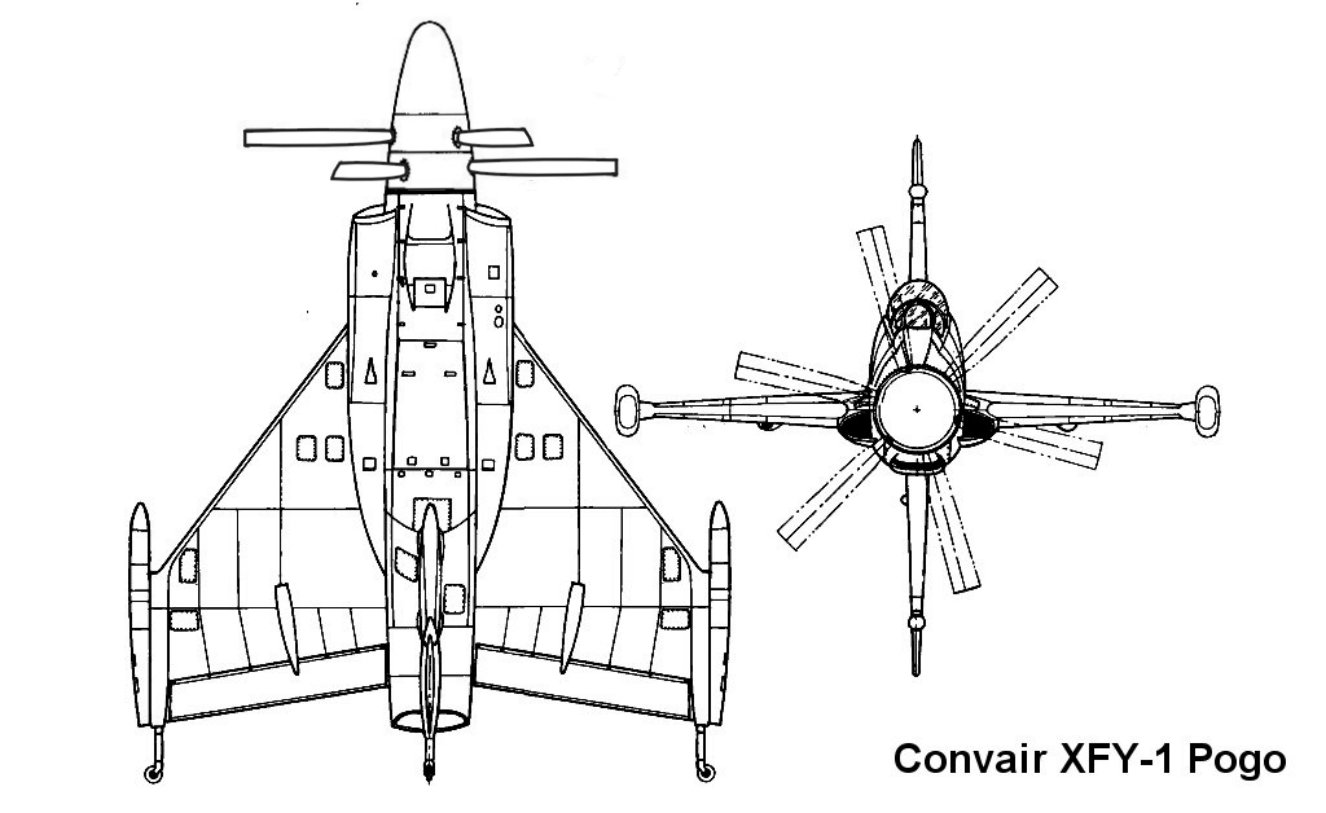 Convair XFY-1 Pogo (2)