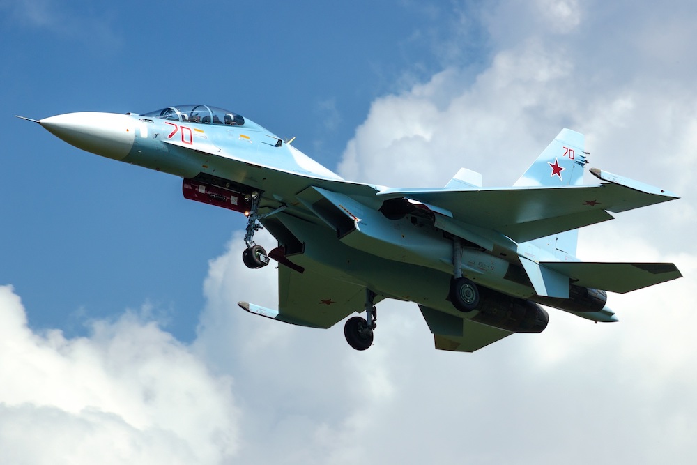 Sukhoï Su-30M2 russe en l'air