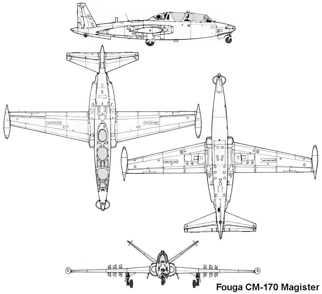 Fouga CM-170-1 Magister