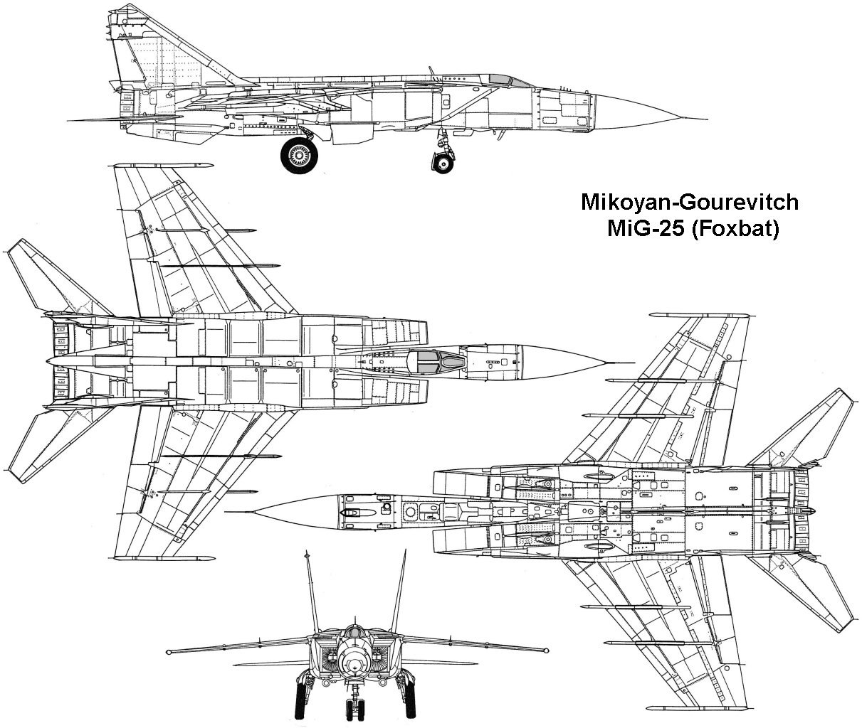 Mikoyan-Gourevitch MiG-25PD Foxbat-E
